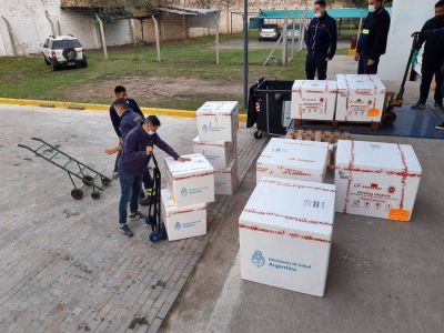C�rdoba recibi� 54.000 dosis del primer componente de la vacuna Sputnik V