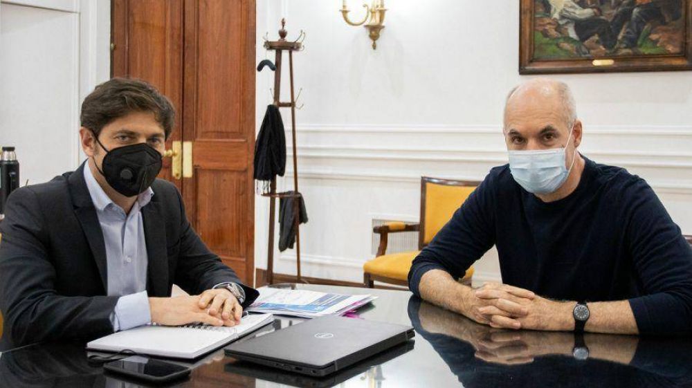 COVID: Kicillof y Larreta buscan reconstruir puentes para el manejo unificado de la pandemia