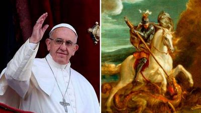 Hoy es la fiesta de San Jorge, el santo del Papa Francisco