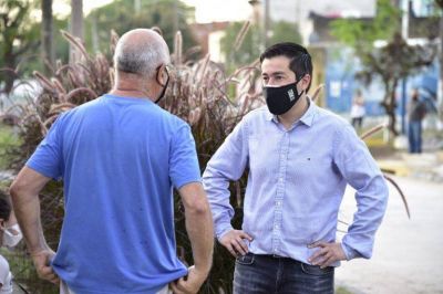 Nardini inaugur� el pavimento de Payr� y Olaz�bal en Los Polvorines