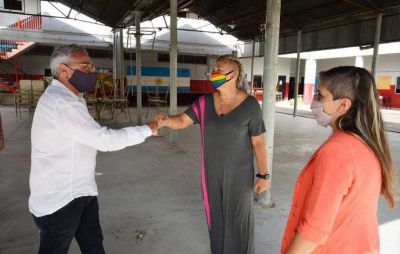 Julio Zamora supervis� trabajos del municipio de Tigre en El Talar