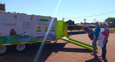 El Ecopunto M�vil recolect� m�s de 500 kilos de residuos inorg�nicos en Posadas