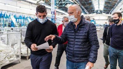 Con eje en las obras de repavimentaci�n, Grindetti recorri� el parque industrial y visit� la empresa X-Urban
