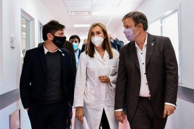 Kicillof y Cascallares inauguraron obras en el Hospital O�ativia