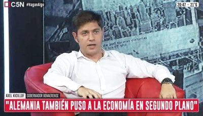 Kicillof: �El sistema sanitario est� recontra tenso, se hizo un esfuerzo y tuvo resultados�