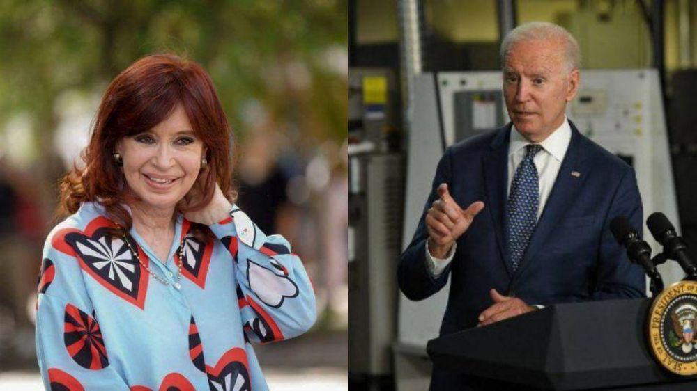 Cristina Kirchner y un inesperado elogio a Biden por financiar plan de rescate con impuesto a los ricos