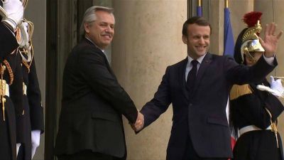 Alberto Fern�ndez en Francia: �Estamos avanzado bien con el Club de Par�s y de eso voy hablar con Macron�