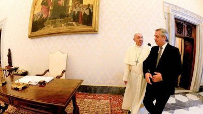 El papa Francisco recibió a Alberto Fernández durante 35 minutos y el Vaticano destacó las “buenas relaciones bilaterales”