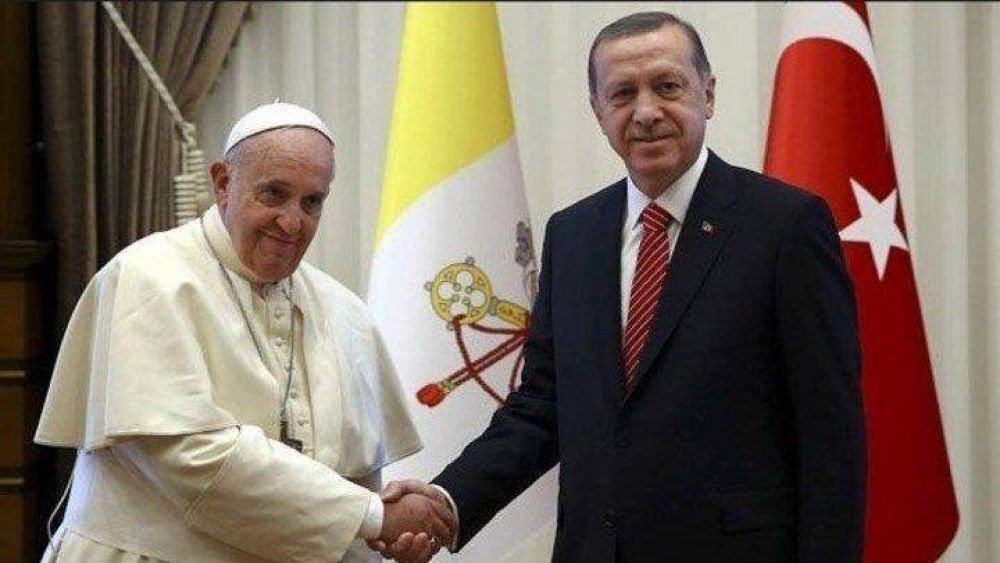 Papa habla por telfono con presidente turco Erdogan en medio de crisis en Gaza