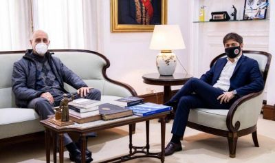 Kicillof se reuni� con el Arzobispo de La Plata, V�ctor Manuel Fern�ndez