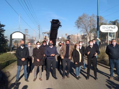 Katopodis, Arroyo y Simone recorrieron obras en Escobar