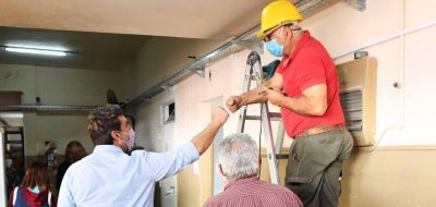 Avanzan las obras en 66 escuelas y jardines del Partido de Luj�n