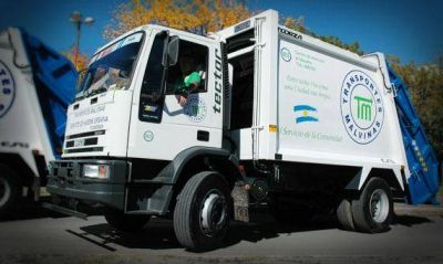 Transportes Malvinas: Aclaran no vender bolsas de residuos en la calle