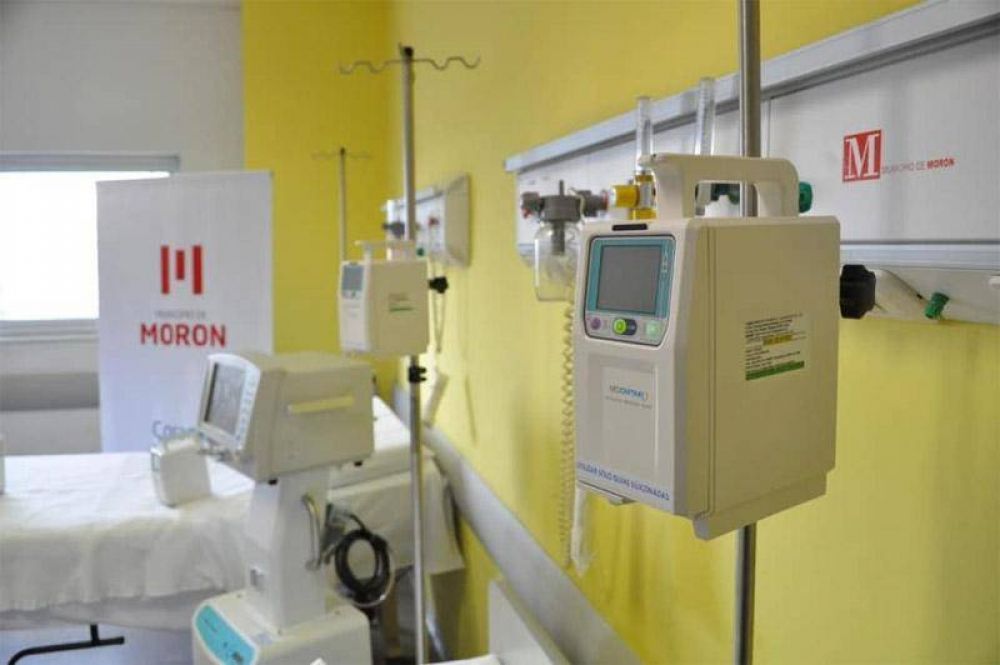 �Cu�l es el porcentaje de ocupaci�n de camas de terapia intensiva en Mor�n?