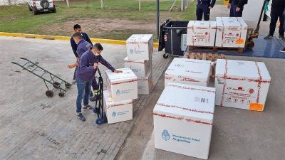 C�rdoba espera la llegada de otras 122.400 dosis de vacunas