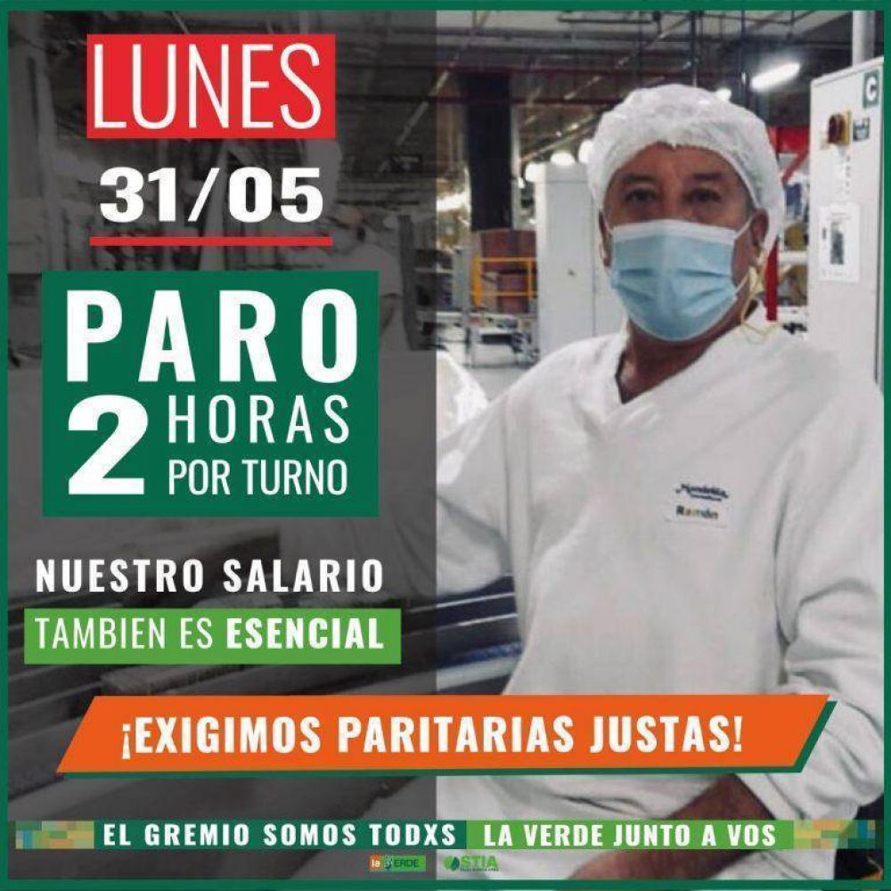 Paritarias: la FTIA inicia medidas de fuerza