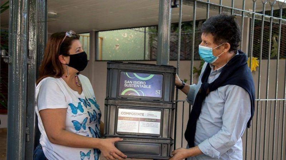 Ms de 5.000 vecinos de San Isidro se inscribieron al programa de compostaje a domicilio