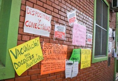 Docentes porte�os vuelven a los paros este lunes en la Ciudad contra la presencialidad y en reclamo de clases �virtuales y vacunaci�n�