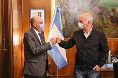 Grindetti y Guerrera analizaron las obras de transporte para Lan�s