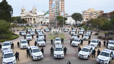 Sergio Berni present 30 nuevos patrulleros en Morn