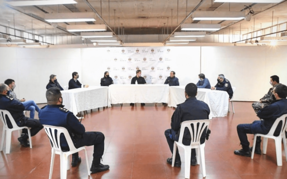 El Intendente se reuni con autoridades de las fuerzas policiales de Lujn 