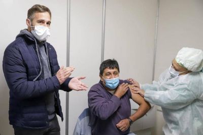 Ach�val sobre el avance del plan de vacunaci�n: �Le estamos llevando esperanza a la gente�