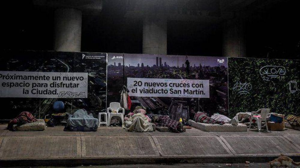 Hay 2.500 personas en situaci�n de calle en la Ciudad, 30% m�s que en 2019