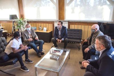 Massei recibi� a sindicalistas, en una reuni�n con clave electoral