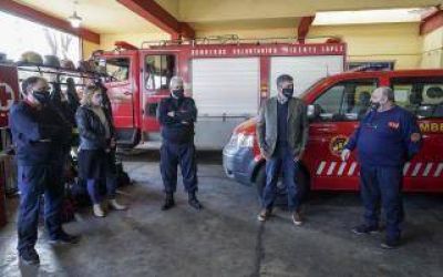 Vicente L�pez: Jorge Macri reconoci� a los bomberos en su d�a
