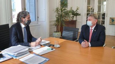 Ziliotto y Cafiero analizaron la campa�a de vacunaci�n contra el coronavirus