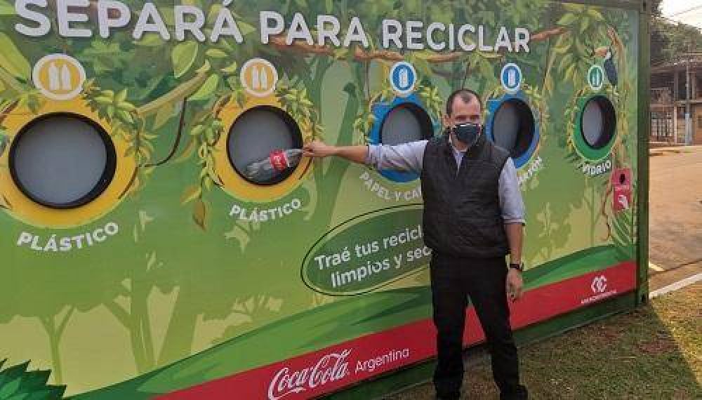 Instalarn puntos de separacin de reciclables en varias escuelas de Puerto Iguaz
