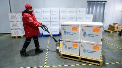Salud confirm� la distribuci�n de 371.400 vacunas Sputnik V dosis 1 en todo el pa�s