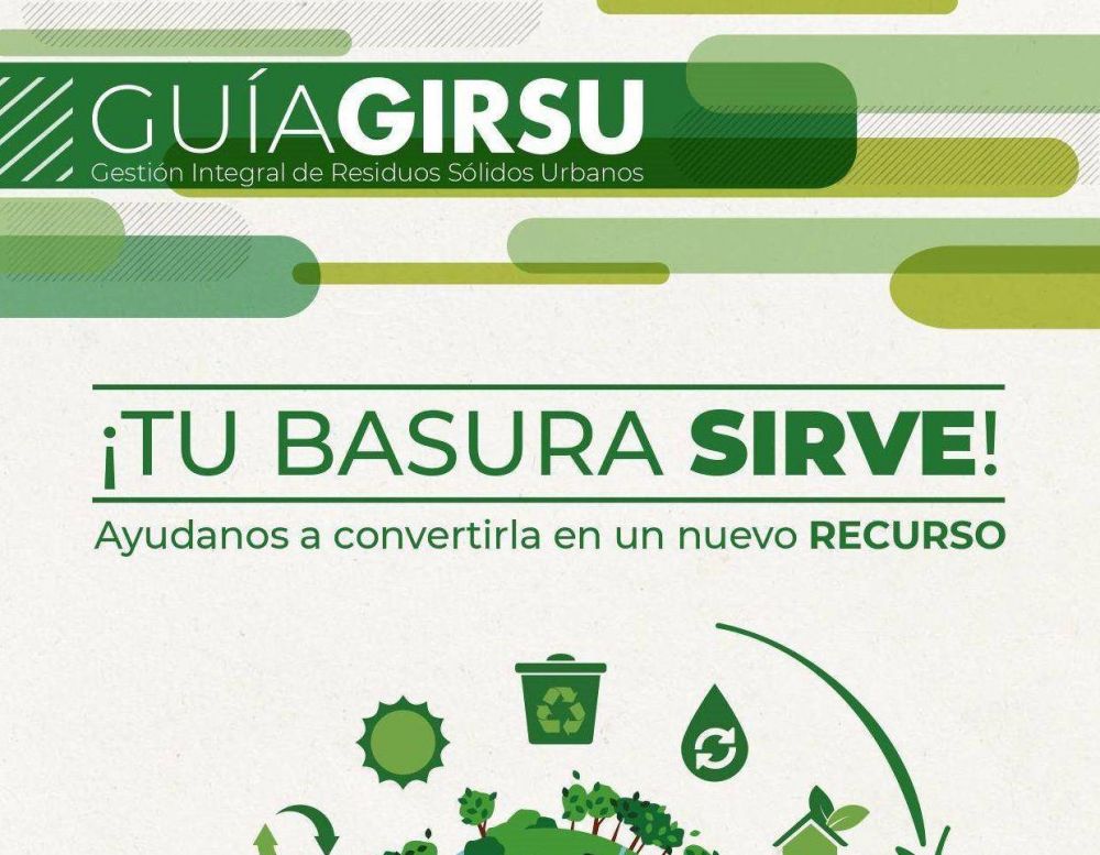 Semana del Ambiente: la Gua GIRSU, una herramienta para la reducir, reutilizar y reciclar