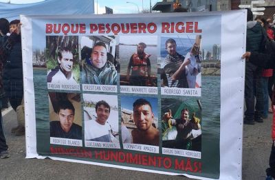 Tres a�os del hundimiento del Rigel: 