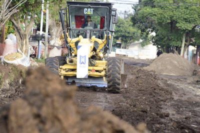 Se completa el pavimento de la calle Coronel Juan de San Mart�n