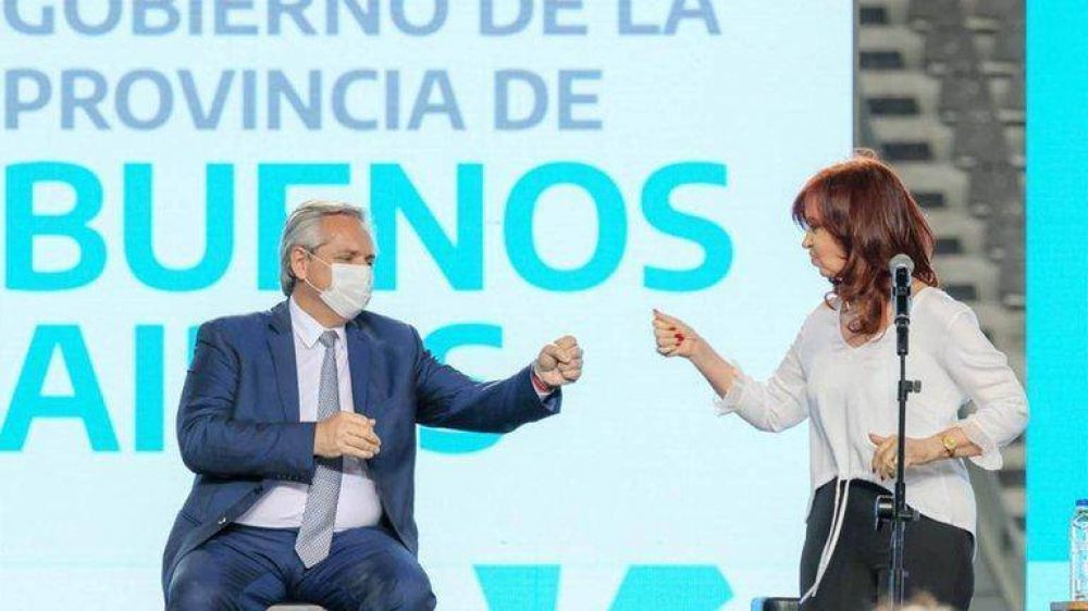 Con Alberto Fernndez y Cristina Kirchner en primera lnea, el Gobierno empez a mostrar sus cartas electorales