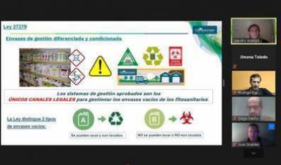 El RENATRE finaliz� un curso sobre �Gesti�n de envases vac�os de fitosanitarios� para 93 personas en Buenos Aires