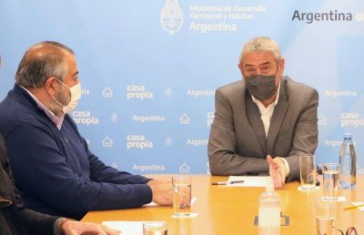 El Ministerio de Desarrollo Territorial y H�bitat y la CGT comenzaron la articulaci�n para la construcci�n de viviendas en terrenos sindicales para las y los trabajadores
