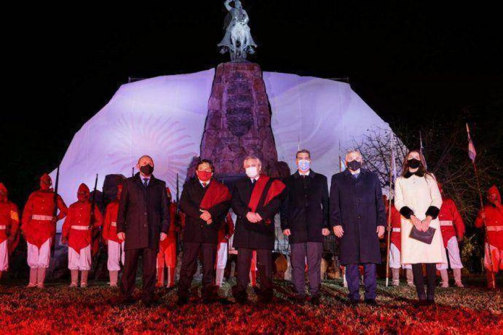 Alberto Fernndez particip en Salta de los actos por el bicentenario de la muerte de Miguel de Gemes
