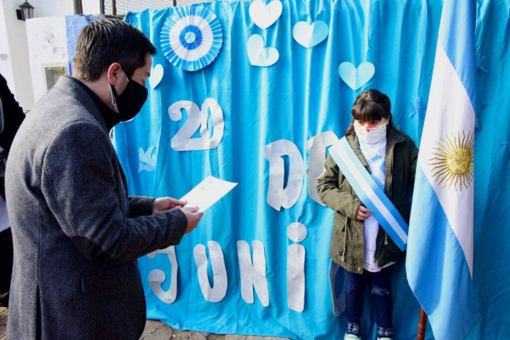 Un Da de la Bandera especial en Malvinas Argentinas