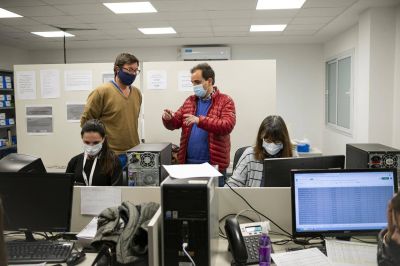 El intendente Llamosas asegur� que el promedio de casos diarios �lentamente empieza a bajar�
