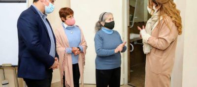 Avellaneda: Chornobroff y Sierra inauguraron remodelaciones en el Centro de Jubilados San Emilio