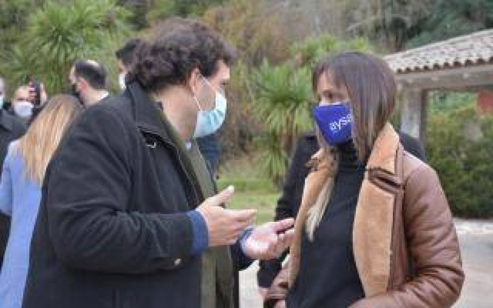 Tigre: Malena Galmarini y Juan Debandi recorrieron el predio recuperado Ecosol