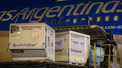 Vacunaci�n en C�rdoba: llegaron 64 mil dosis de Sinopharm