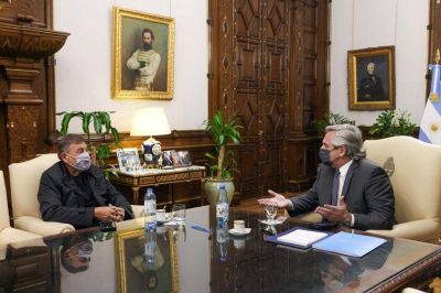 El Presidente recibi� a Caserio: una se�al pol�tica hacia el Frente de Todos