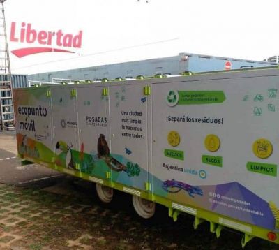 Posadas Sustentable: El Ecopunto sigue recorriendo la Ciudad