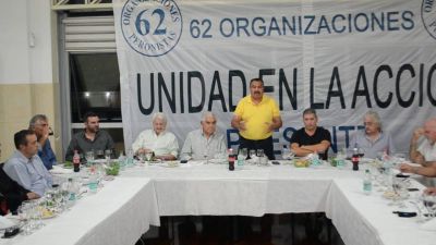Sorpresa en las 62 Organizaciones por la candidatura de Gerardo Martínez: «El próximo secretario General tiene que surgir por consenso»