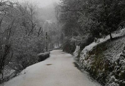 Una nueva nevada sorprendió a las sierras de Córdoba