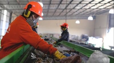 Cumpli� ocho a�os la planta de tratamiento de residuos