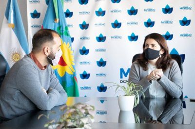 Encuentro entre Mariel Fern�ndez y Joaqu�n Noya